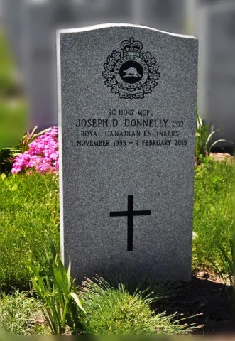 MCpl Joseph Dan Donnelly (Ret'd) Headsone at Beechwood National Military Cemetery, Ottawa 