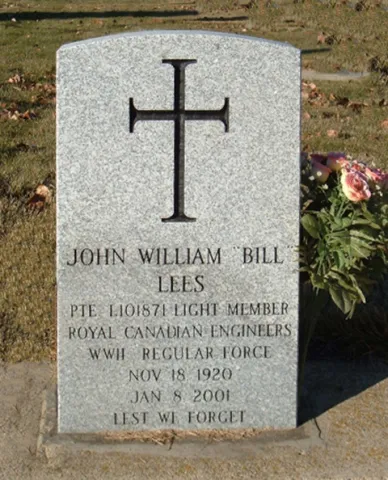 John William Lees Headstone