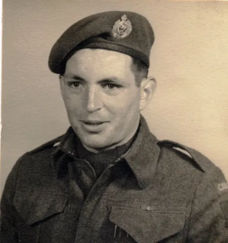 Capt Sydney Mansbridge, CD (Ret’d) in England 1942