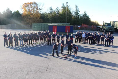 1 ESU members held an Engineer Fun Day to celebrate the Unit’s 75th Anniversary