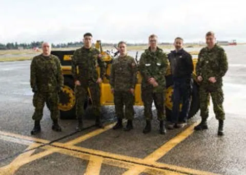 Avr Cummings, 17 MSS, Winnipeg Avr Shuffler, 17 MSS, Winnipeg Cpl Mason, 191 CEF, 19 Wing Comox Avr Cloet, 17 MSS, Winnipeg Kevin Hunt, RPOU Pacific, Det Comox Sgt Swanson, RPOU Pacific, Det Esquimalt