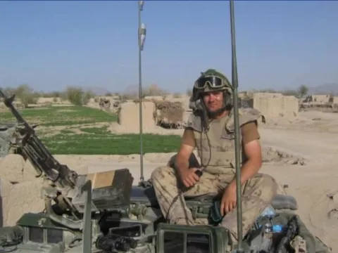 Jason Pollett in Afghanistan