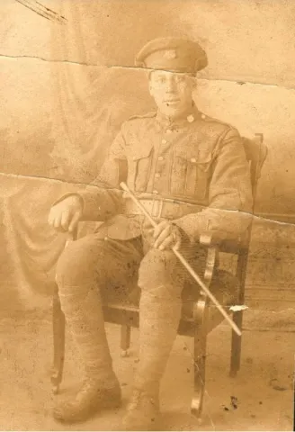 Spr Charlie Some was a member of the No. 2 Construction Battalion and was murdered in France. (The Canadian Great War Project / The Legacy Voices Project)