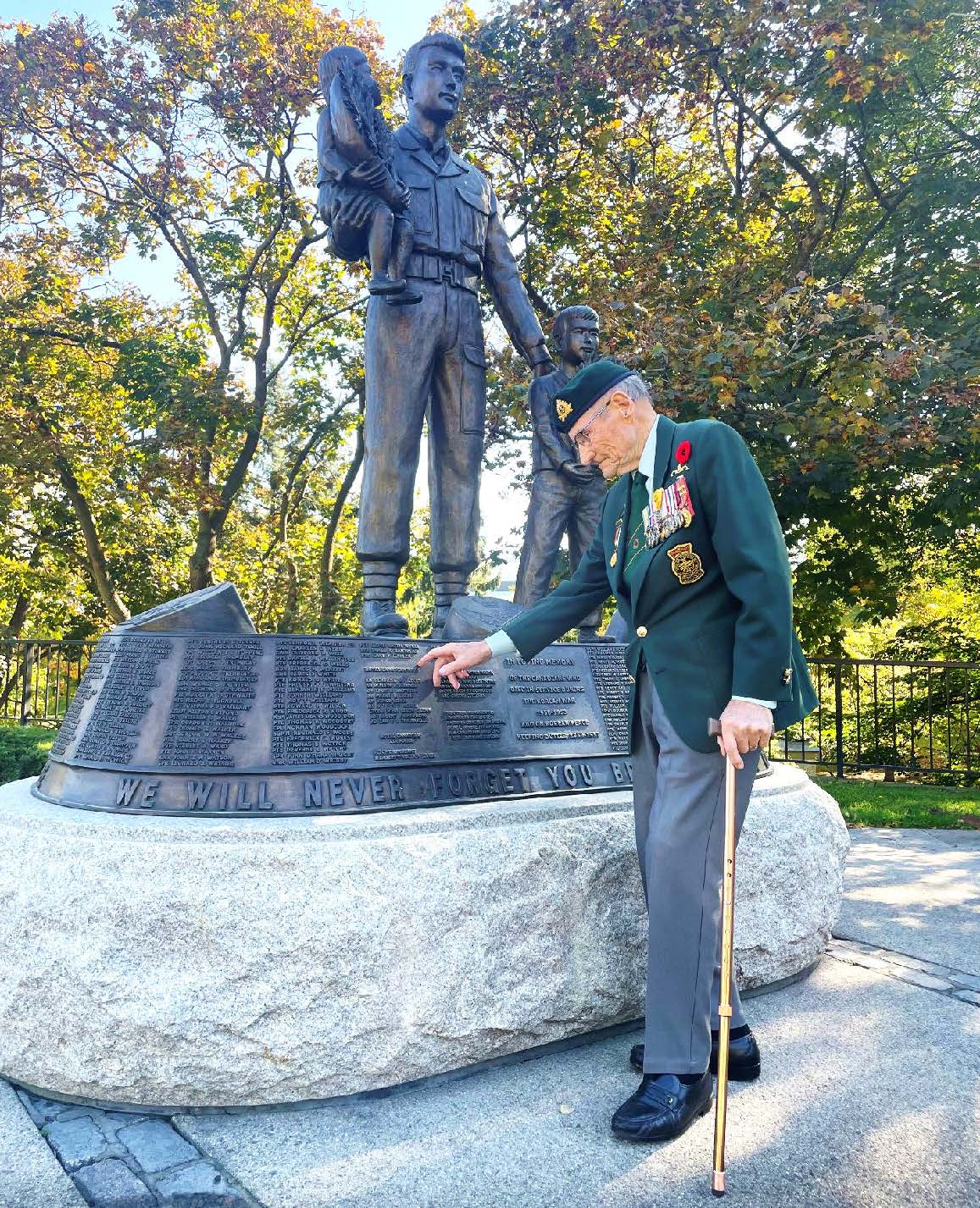 The Monument to Canadian Fallen in Ottawa